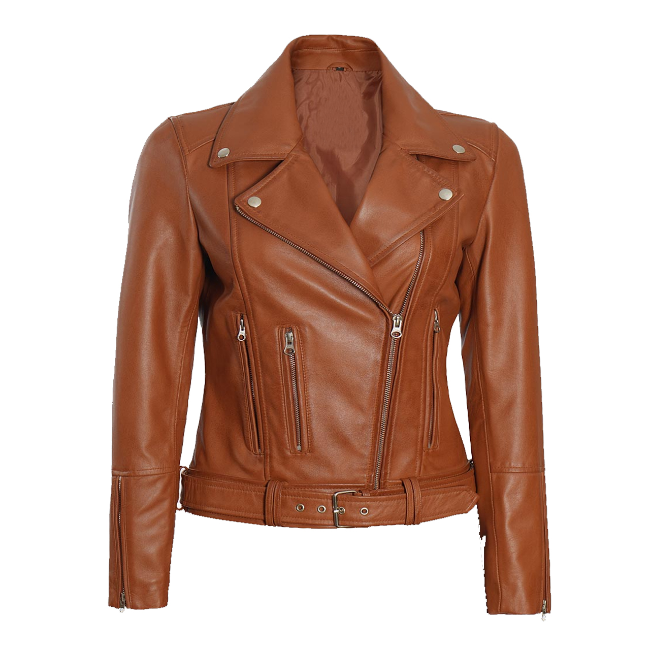 Julie Biker Leather Jacket - Sync Leather